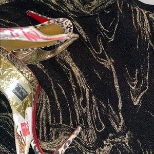 Black and Gold Party Dress